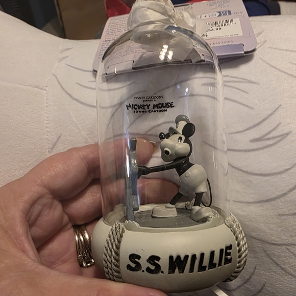Disney Other - Disney Mickey Mouse S.S. Willie Ornament- Black and White NWT